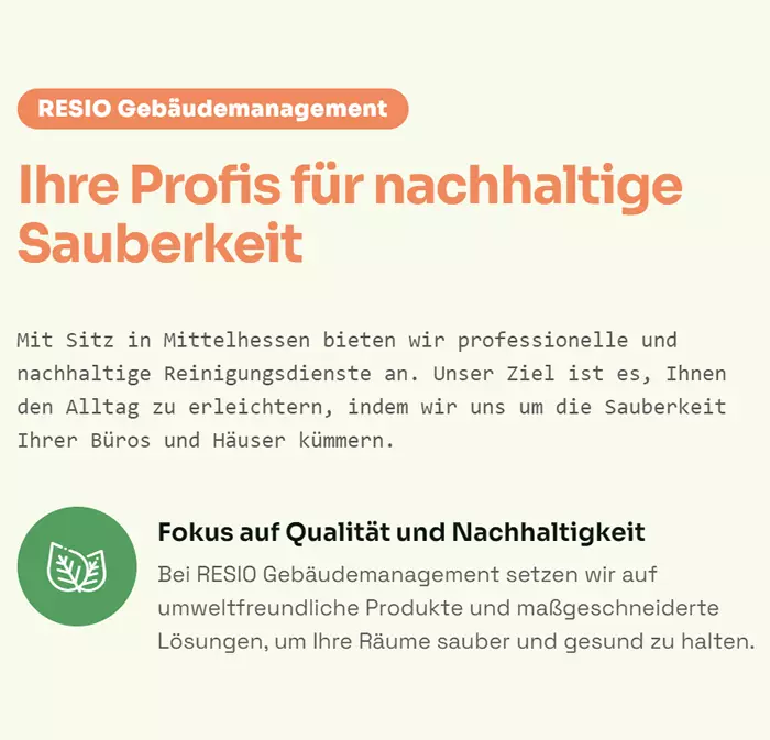 Sauberkeit in  Waldbrunn (Westerwald)
